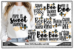 Bee Svg Bundle, Honey Bee Svg, Queen Bee Svg Product Image 1