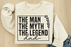 The man the myth the legend dad SVG Product Image 2