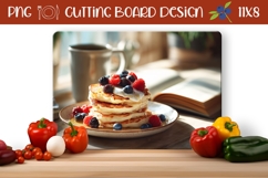 Pancake Cutting Board Design, Food Kitchen Cutting Board Product Image 1