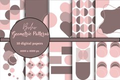 pink boho geometric patterns Product Image 1