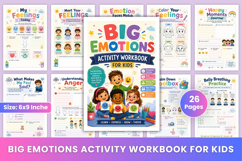 Big Emotions Activity Workbook for Kids Product Image 1