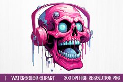 Halloween Pink Ghost Sublimation Clipart, Halloween PNG Product Image 2
