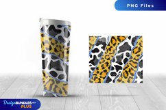 Cow And Leopard Skin Seamless Patterns Design Product Image 1