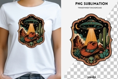 UFO png design for T-shirts Product Image 1