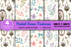 Pastel Linen Textures JPG Product Image 1