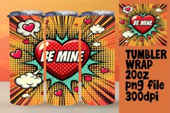 ARTISTIC PNG for 20oz Tumbler , 3D Heart Product Image 1