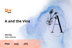 and the Vine Monogram Product Image 1