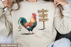 My chicken cross the rode PNG, Funny Chicken Jokes Sublimati Product Image 2
