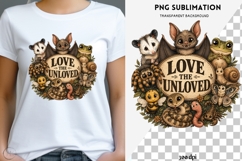 Unloved animals png design for T-shirts Product Image 1
