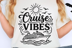 Cruise Vibes Svg, Cruise Ship Svg, Family Cruise Svg. Product Image 2