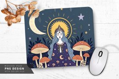 Ethereal Fantasy Illustration Mouse Pad PNG Design Product Image 1