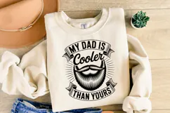 My dad is cooler than yours svg | Svg Cut File | Shirt Svg Product Image 2
