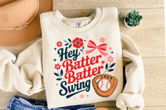 Hey batter Swing Svg | Svg Files for Cricut | Shirt Svg Product Image 2