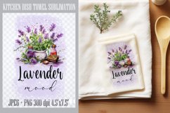 Lavender mood | Kitchen Dish Towel Sublimation Product Image 1