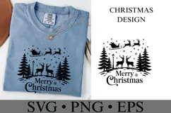 Merry Christmas Svg | Christmas svg | Shirt Svg Product Image 1