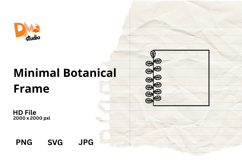 Minimal Botanical Frame Product Image 1