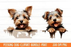 Peeking Dog Collection Clipart Product Image 1