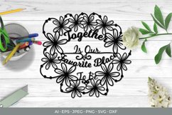 Together is Our Favourite Place to Be Papercut Product Image 2