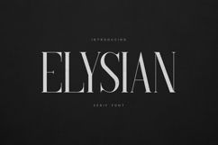 Elysian Elegant Modern Serif Font Product Image 1