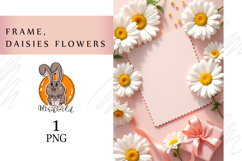 Frame, daisies flowers Product Image 1
