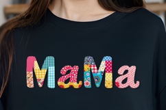 Vol. 22 Patchwork Fabric Mama - PNG Product Image 1