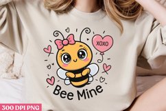 Bee mine PNG, Cozy Valentine Sublimation PNG Product Image 2