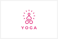 Yoga Meditation Logo Design Vector Template Product Image 1
