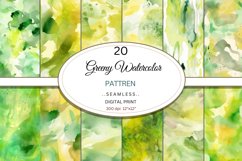 Abstract Green Watercolor Seamless Pattern- Spirit of Spring Product Image 1