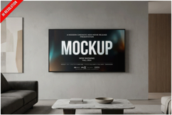 Living Room Tv Screen Mockup Product Image 1