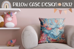 Samurai Pillow Sublimation, Fantasy Pillow Case Design Product Image 1