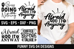 Funny Quote SVG Design - Coffee Before Talkie Product Image 1