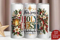 Jesus Brings Calmer Christmas PNG, Breathe Deep Christian Ch Product Image 2