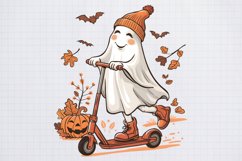 Halloween Fall Ghost Sublimation, Halloween Sublimatiori Product Image 1