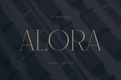 Alora Elegant Modern Serif Font Product Image 1