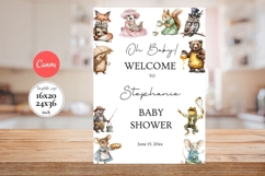 Baby Shower Welcome Sign Template 189 Product Image 1