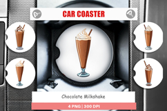 Car Coaster Chocolate Milkshake Product Image 1