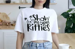 Show Me Your Kitties Svg, Cat Lover Svg, Funny Cat Svg. Product Image 2