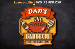 Dad&#039;s BBQ SVG laser cut files for Glowforge Product Image 1