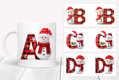 Christmas Letters Mug Bundle. Christmas Mug Sublimation Product Image 2