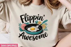 Flippin Awesome PNG, Kitchen Quotes Clipart PNG Product Image 2
