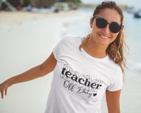 Teacher Off Duty SVG | Summer Vacation | Teacher Trip shirt Product Image 4