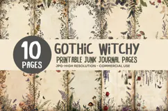 Botanical Woodland Junk Journal Pages Product Image 1