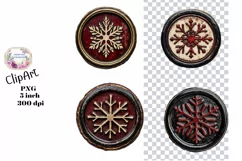 Christmas, Ephemera, Shabby Chic , PNG, Clipart Product Image 1