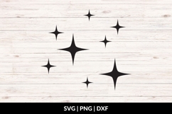 Twinkling Stars SVG Product Image 1