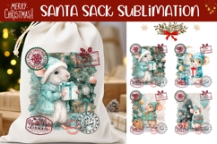 Christmas Mouse Santa Sack, Winter Santa Sack Designs Product Image 1