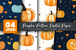 Neutral Leaf Pattern Digital Paper Product Image 1