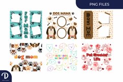 Dog Mom Seamless Sublimation Set for Skinny Tumbler Product Image 2