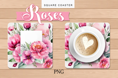 roses, pink, bouquet, hot plate Product Image 1