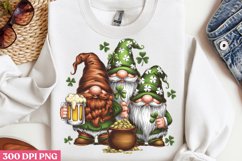 Image of Gnomes with St. Patrick&#039;s PNG, ST PATRICKS DAY Drin Product Image 2