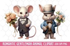 Romantic Gentleman Animal Sublimation Product Image 2